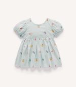 Fruity Embroidered Dress